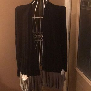 Logo by Lori Goldstein long sleeve cardigan/jacket